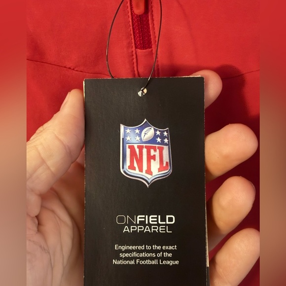 Arizona Cardinals Nike Sideline Coaches Chevron Lockup Quarter-Zip Men’s XL - Picture 7 of 9